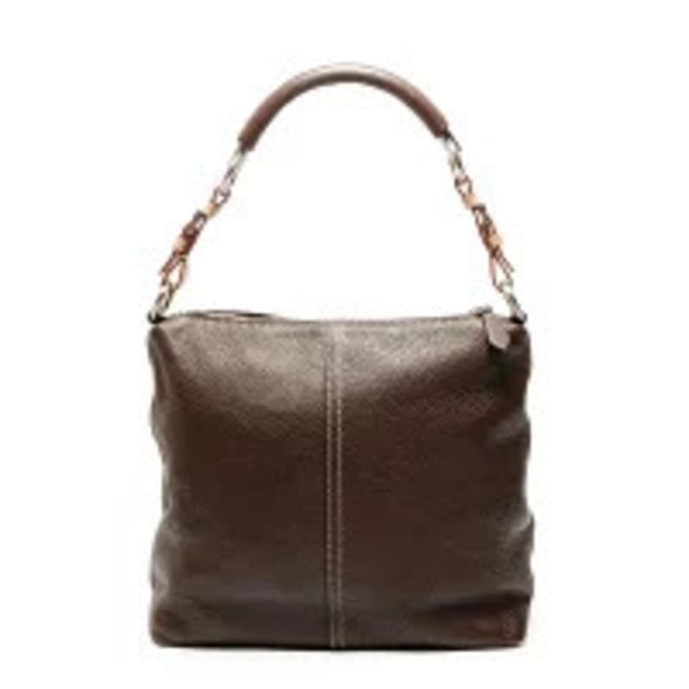 Prada Leather One Shoulder Hobo Bag Brown - Picture 2 of 11
